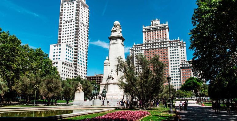 LA PLAZA DE ESPAÑA DE MADRID
