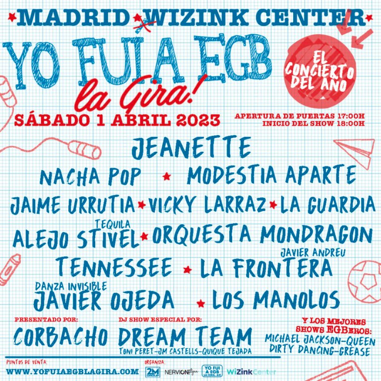 Concierto yo fui a EGB 2023