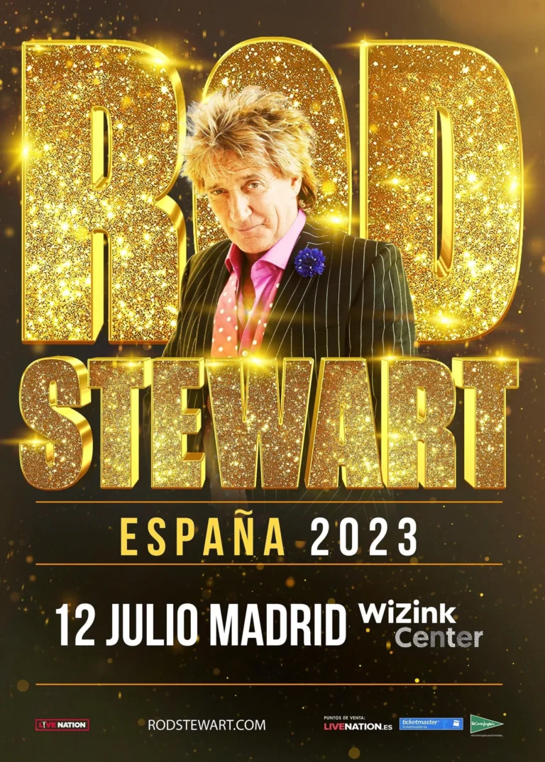 Rod Stewart se prepara para un espectacular concierto en Madrid el próximo 12 de julio