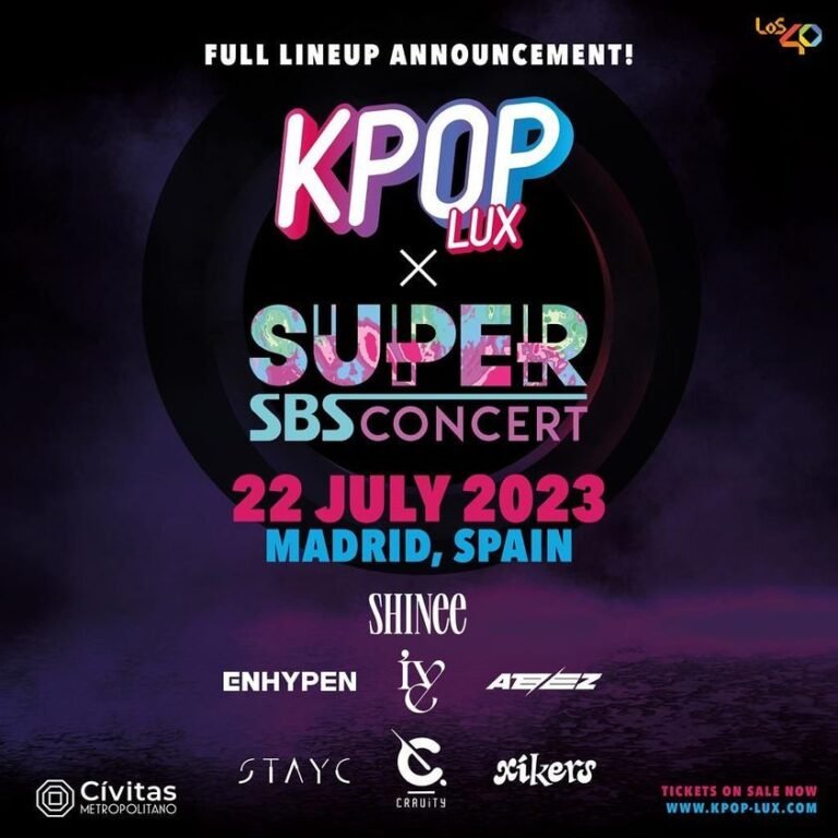 KPOP LUX x Super SBS convierten a Madrid en la capital del K-Pop