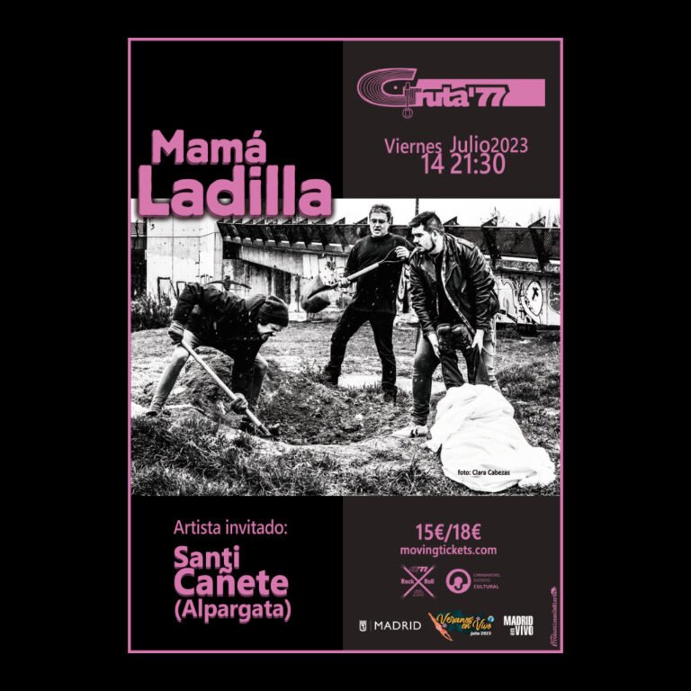 Una Explosiva Fusión Musical: Mamá Ladilla + Santi Cañete en la Sala Gruta77