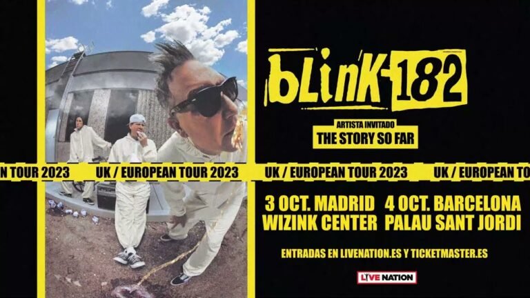 Regreso Triunfal de Blink-182: Gira Europea y Esperados Conciertos en España