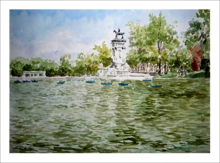 El Parque del Retiro se llena de color con la Exposición Nacional de Acuarelas de Gran Formato