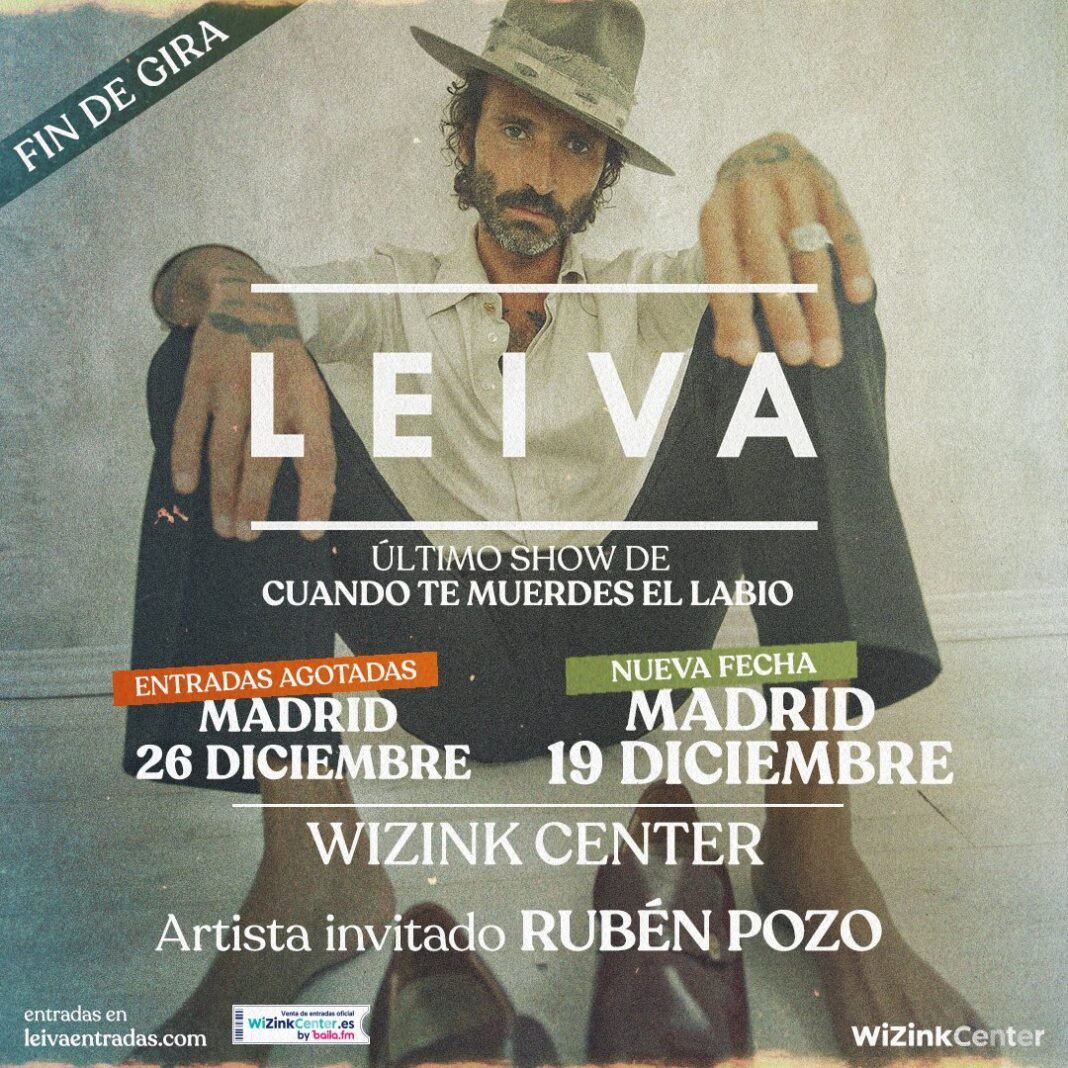 Leiva, El Fenómeno Musical Que Arrasa En España Con Sus Conciertos ...