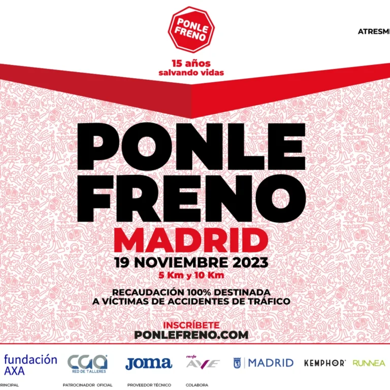 Ponle Freno Madrid: 15 años corriendo por la seguridad vial y las víctimas de tráfico